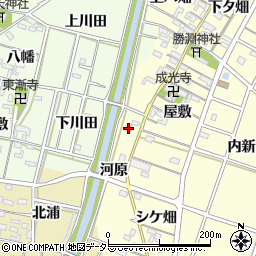 愛知県岡崎市福岡町河原17周辺の地図