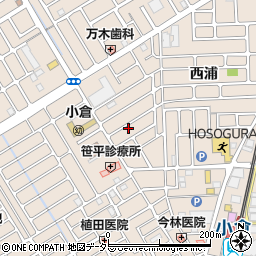 京都府宇治市小倉町西浦92-13周辺の地図