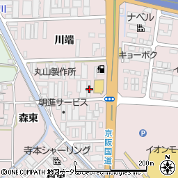 京都府久世郡久御山町森川端102周辺の地図