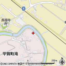 滋賀県甲賀市甲賀町滝44-1周辺の地図