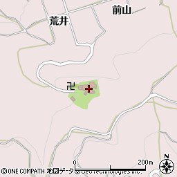 愛知県新城市日吉山ノ田周辺の地図