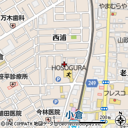 京都府宇治市小倉町西浦52-9周辺の地図