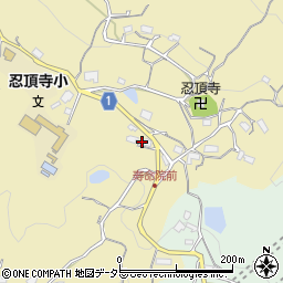 大阪府茨木市忍頂寺233周辺の地図