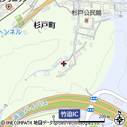 島根県浜田市杉戸町2338周辺の地図