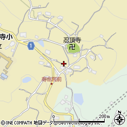 大阪府茨木市忍頂寺240周辺の地図