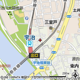 京都府宇治市宇治乙方21-13周辺の地図