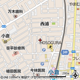 京都府宇治市小倉町西浦47-47周辺の地図