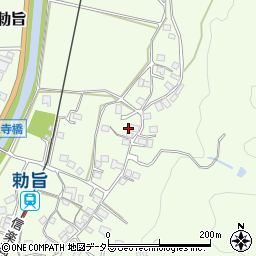 滋賀県甲賀市信楽町勅旨261周辺の地図