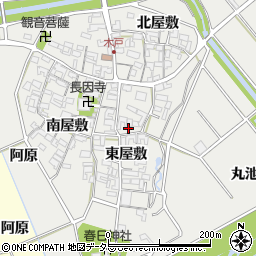 愛知県安城市木戸町東屋敷29周辺の地図