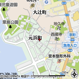 島根県浜田市元浜町178周辺の地図