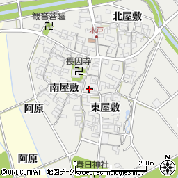 愛知県安城市木戸町東屋敷92周辺の地図