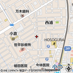 京都府宇治市小倉町西浦45周辺の地図