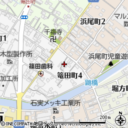愛知県碧南市篭田町4丁目37周辺の地図