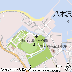 丸山スポーツ公園トイレ周辺の地図