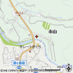 静岡県伊豆市市山958-1周辺の地図