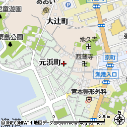島根県浜田市元浜町182-1周辺の地図