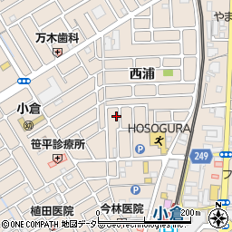 京都府宇治市小倉町西浦47-25周辺の地図