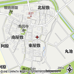愛知県安城市木戸町東屋敷28周辺の地図
