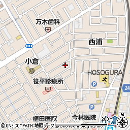 京都府宇治市小倉町西浦44-8周辺の地図
