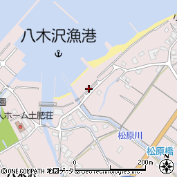 八木沢公衆トイレ周辺の地図
