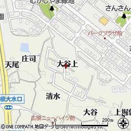 兵庫県川辺郡猪名川町広根大谷上周辺の地図