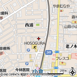 京都府宇治市小倉町西浦54-51周辺の地図