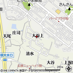 兵庫県猪名川町（川辺郡）広根（大谷上）周辺の地図