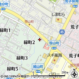 大漁亭碧南店周辺の地図