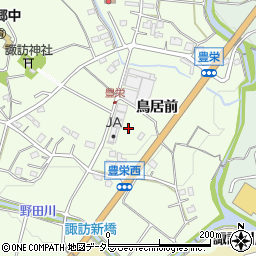 愛知県新城市豊栄鳥居前周辺の地図