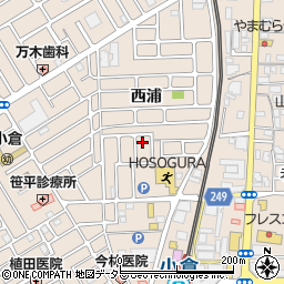 京都府宇治市小倉町西浦50-4周辺の地図