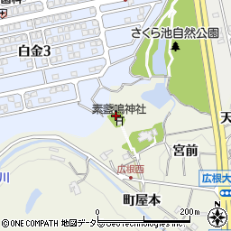 兵庫県川辺郡猪名川町広根火打山周辺の地図