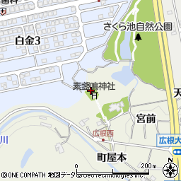 兵庫県猪名川町（川辺郡）広根（火打山）周辺の地図
