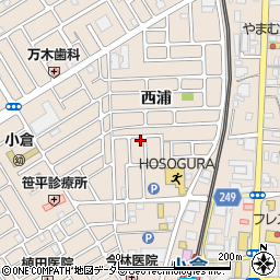 京都府宇治市小倉町西浦47-1周辺の地図