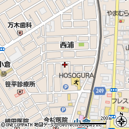 京都府宇治市小倉町西浦50-1周辺の地図