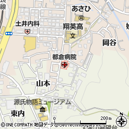 都倉病院周辺の地図
