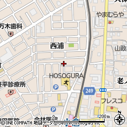 京都府宇治市小倉町西浦52-28周辺の地図