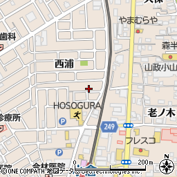 京都府宇治市小倉町西浦54-7周辺の地図