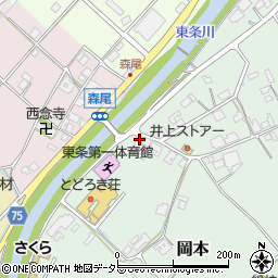 兵庫県加東市岡本1561周辺の地図