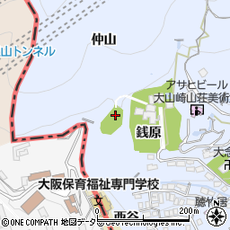 京都府大山崎町（乙訓郡）大山崎（仲山）周辺の地図