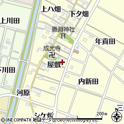 愛知県岡崎市福岡町屋敷18周辺の地図