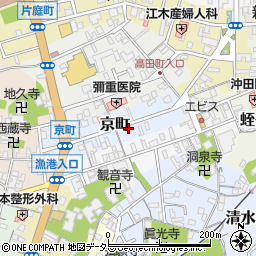 島根県浜田市京町周辺の地図
