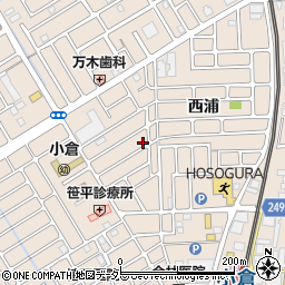 京都府宇治市小倉町西浦42-9周辺の地図