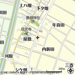 愛知県岡崎市福岡町内新田88周辺の地図
