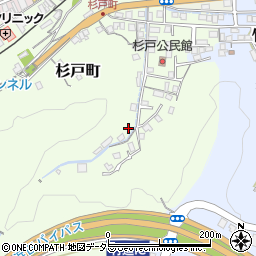 島根県浜田市杉戸町周辺の地図