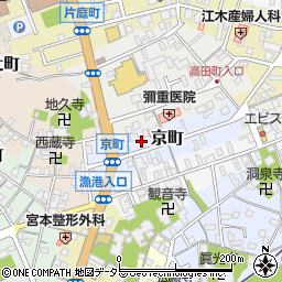 和田屋・高村畳店周辺の地図