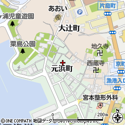 島根県浜田市元浜町168周辺の地図