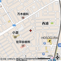 京都府宇治市小倉町西浦94-3周辺の地図