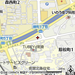 愛知県常滑市錦町3丁目500周辺の地図