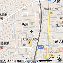 京都府宇治市小倉町西浦30-26周辺の地図