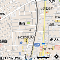 京都府宇治市小倉町西浦30-28周辺の地図